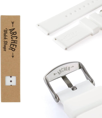 HOTArcher Watch Straps - Soft Silicone Quick Release Watch Bands