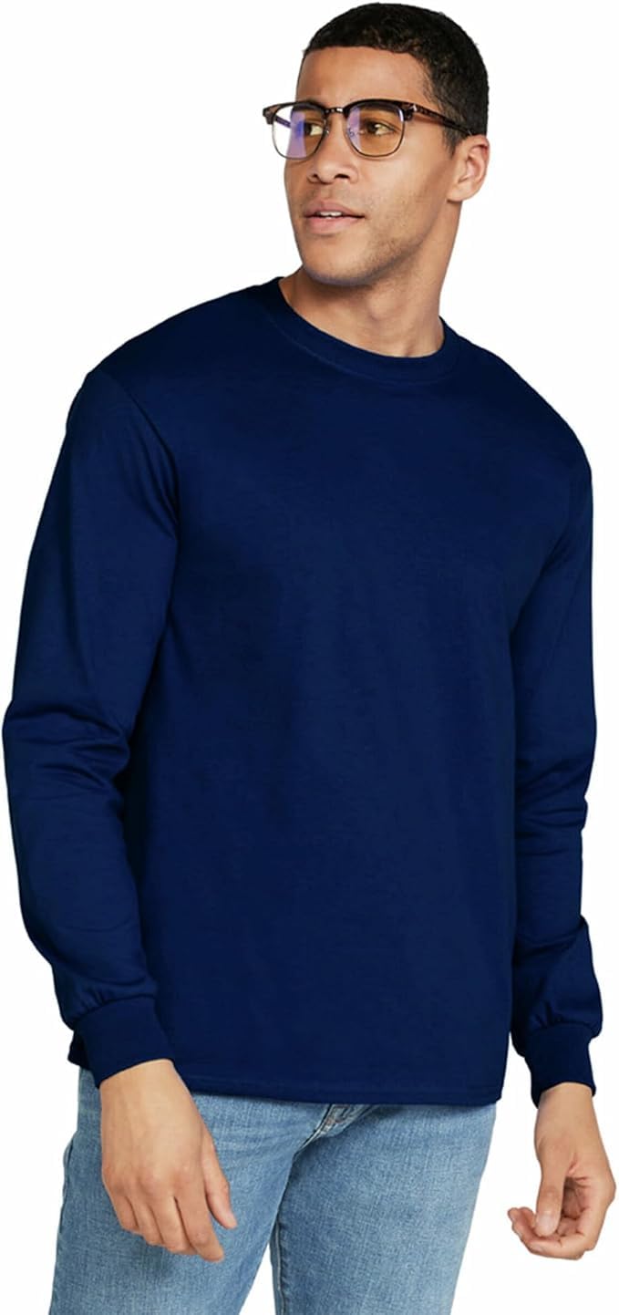 HOTGildan Adult Ultra Cotton Long Sleeve T-Shirt, Style G2400, Multipack