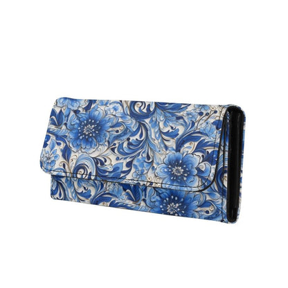 HOTTie Dye Color Slim Long Wallet for Women Hippie Style Colorful Zipper Coin Purse Card Holder, Tie-dye Rainbow Extra Capacity PU Leather Checkbook Wallet with ID Window
