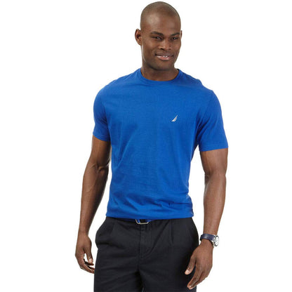 HOTNautica Men's Short Sleeve Solid Crew Neck T-Shirt Shirt