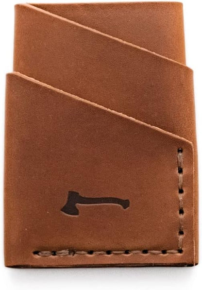 HOTPort Wallet, Handmade Minimal Leather Card Wallet by Craft and Lore