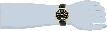 HOTInvicta Men's I-Force Left Handed Quartz Watch with Leather Strap