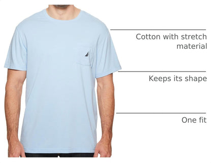 HOTNautica Men's Classic Fit Pocket T-Shirt | Designed Exclusively for Big & Tall Men