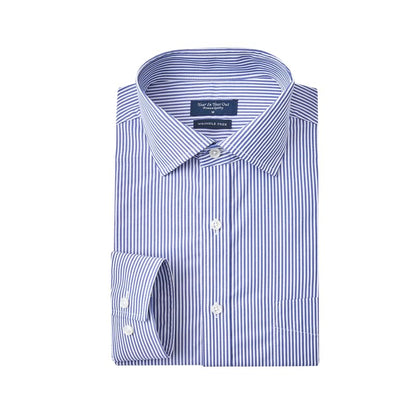 HOTYear In Year Out Wrinkle Free Dress Shirt for Men Regular Fit Long Sleeve Wrinkle Resistant Shirt