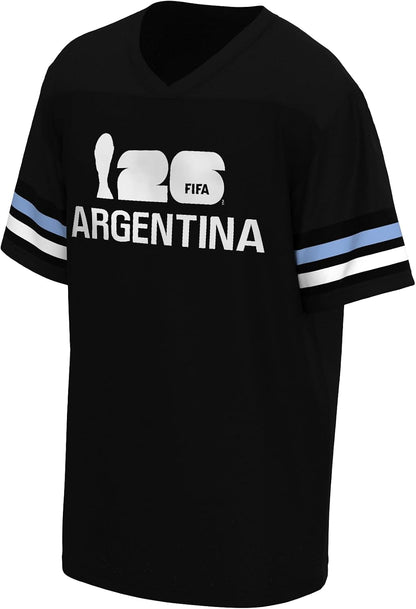 HOTOuterstuff FIFA World Cup 2026 Mens Short Sleeve V-Neck Football Jersey