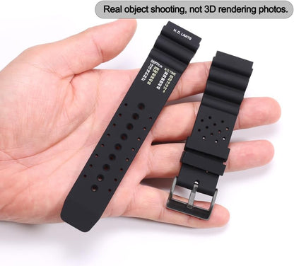 HOT22mm Silicone Watch Band Compatible with Citizen smart gen2 diver DAL1BP Men's Sport Waterproof Dive Strap Bracelet Watch Accessories