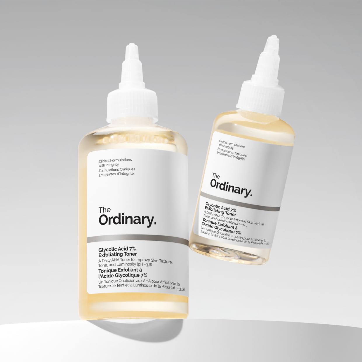 HOTThe Ordinary Glycolic Acid 7% Exfoliating Toner, Brightening and Smoothing Daily Toner for More Even-Looking Skin Tone
