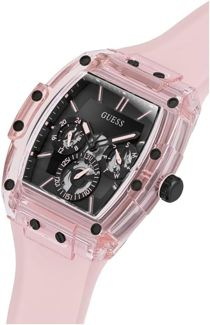 HOTGuess Men's GW0G Series| Analog Trend Watch| Polycarbonate Case| Silicone Bracelet | 50M Water Resistance