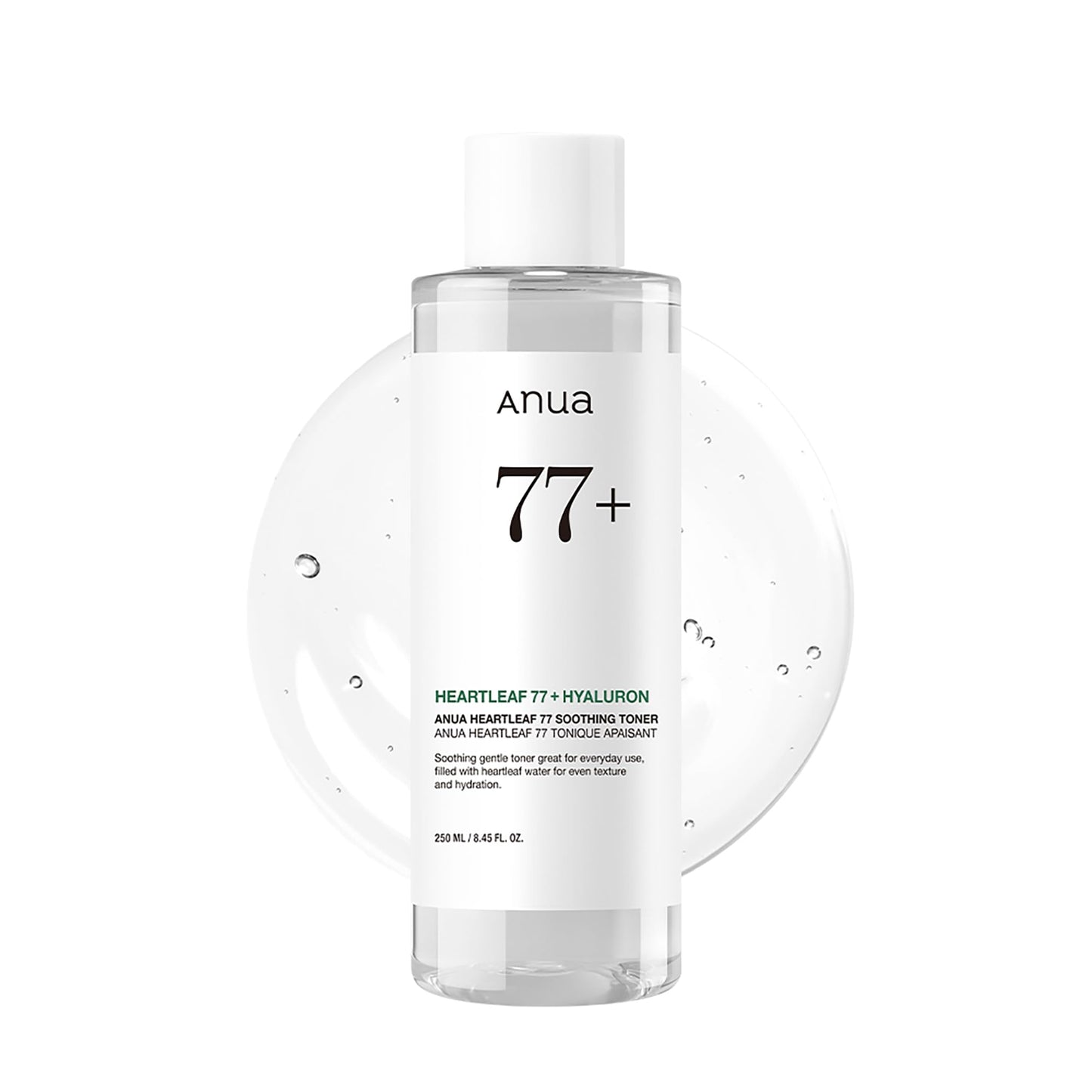 HOTAnua Heartleaf 77 Soothing Toner, Moisturizing & Calming Facial Toner for Glass Skin, Hyaluronic Acid, Lightweight Hydration for Sensitive Skin, Redness Relief, Korean Skincare, 8.45 fl.oz
