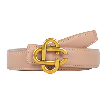 HOTAurolran Women's Leather Belt with Buckle - Ideal for Dresses, Jeans, and Coats