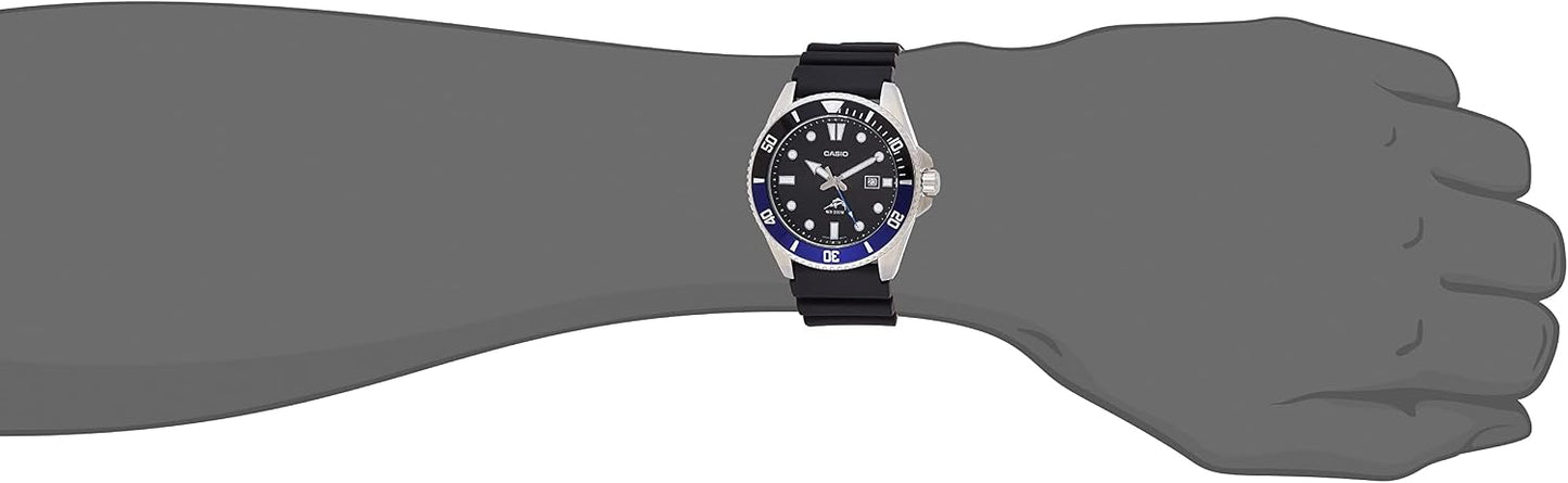 HOTCasio MDV106 Series | Unisex Analog Watch | 200M WR | Stainless Steel Case | Resin Band | 2 Hand Analog (HR, Min, SEC) | Date Display | Screw Down Crown/Screw Down Caseback | 3 Year Battery