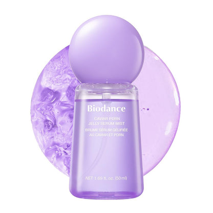 HOTBIODANCE Collagen Peptides Jelly Serum Mist, Hydrating Face Mist, Plumping, Anti-Aging Face Spray, Sprayable Hydrogel, Travel Essentials & Self Care Gifts for Women, Korean Skin Care | 1.69 fl.oz