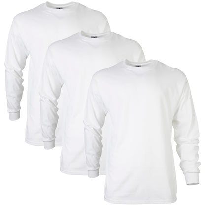 HOTGildan Adult Ultra Cotton Long Sleeve T-Shirt, Style G2400, Multipack