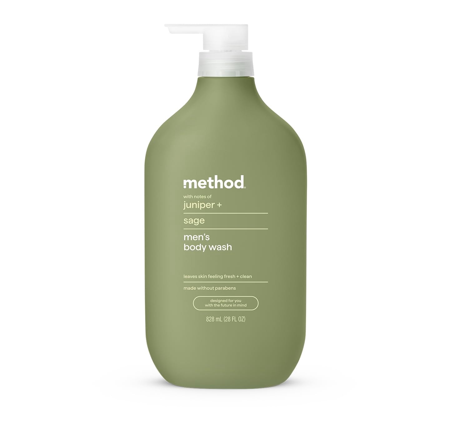 HOTmethod men's Body Wash, Sea + Surf - Moisturizes & Cleanses, Made without Parabens or Phthalates, Cruelty-Free, 28 fl oz