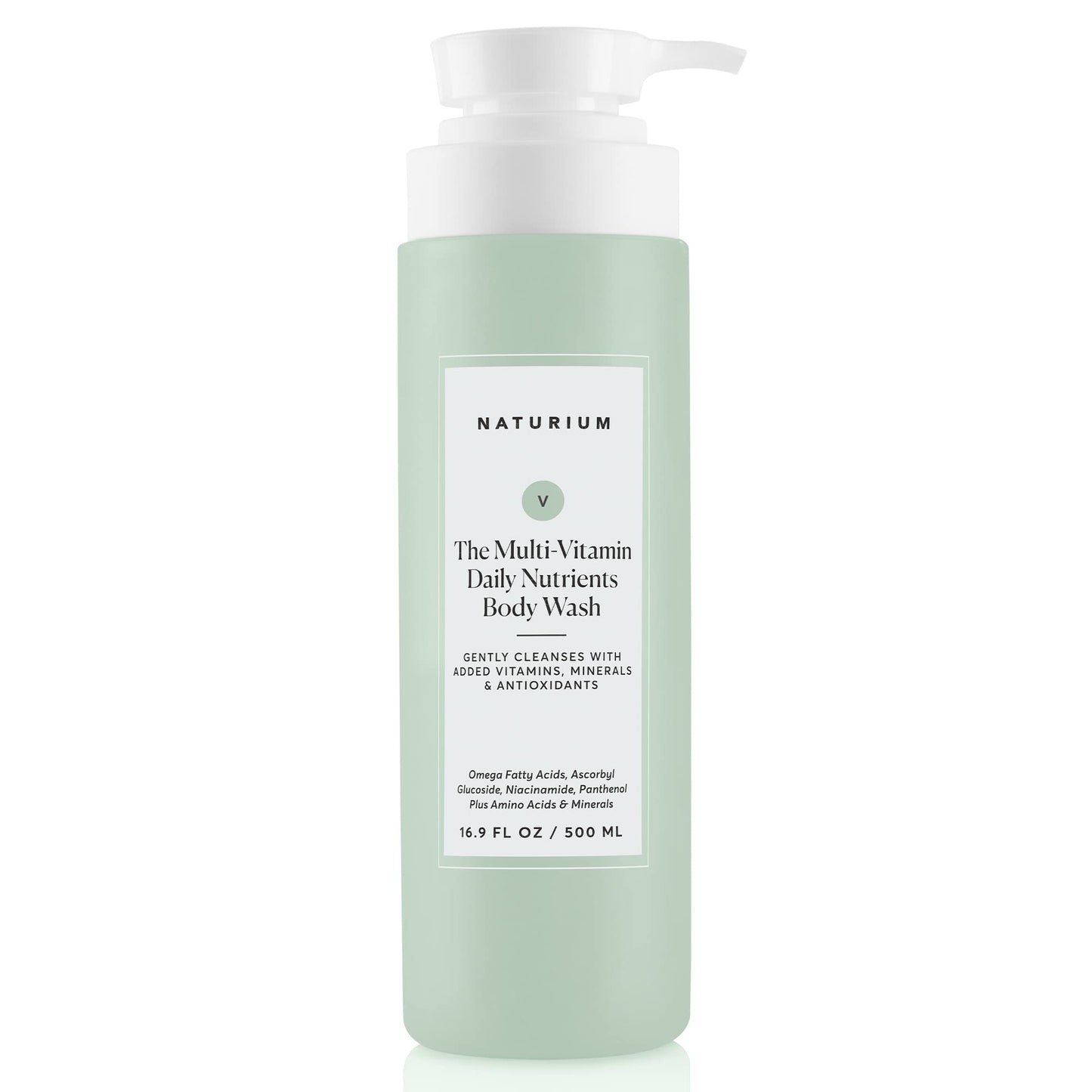 HOTNaturium The Energizer Body Wash, Cooling & Refreshing Formula with Mandelic Acid, Deeply Cleanses & Neutralizes Body Odor, 16.9 oz