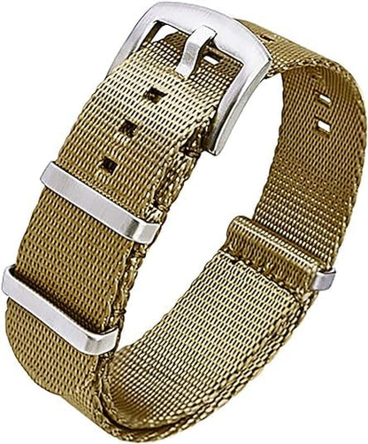HOTRitche Military Ballistic Nylon Watch Strap with Heavy Buckle 18mm 20mm 22mm Premium Nylon Watch Bands for Men Women