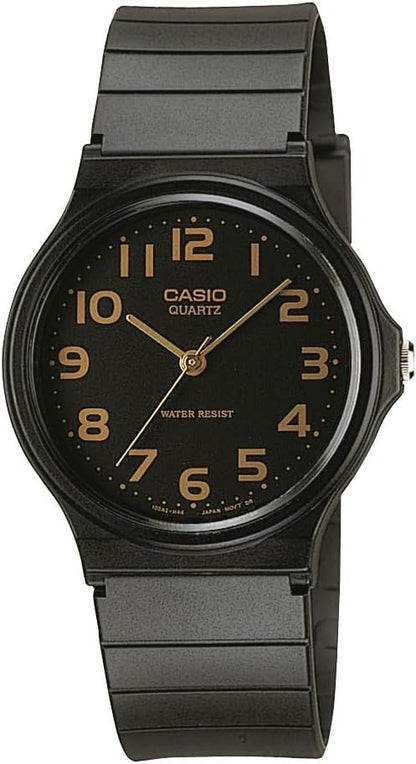 HOTCasio MQ24 Series | Quartz Analog Watch for Men | Water Resistant | Resin Case | Resin Band | Resin Glass | Three Hand Analog (HR, Min, SEC) | Classic Casio Design | 3 Year Battery