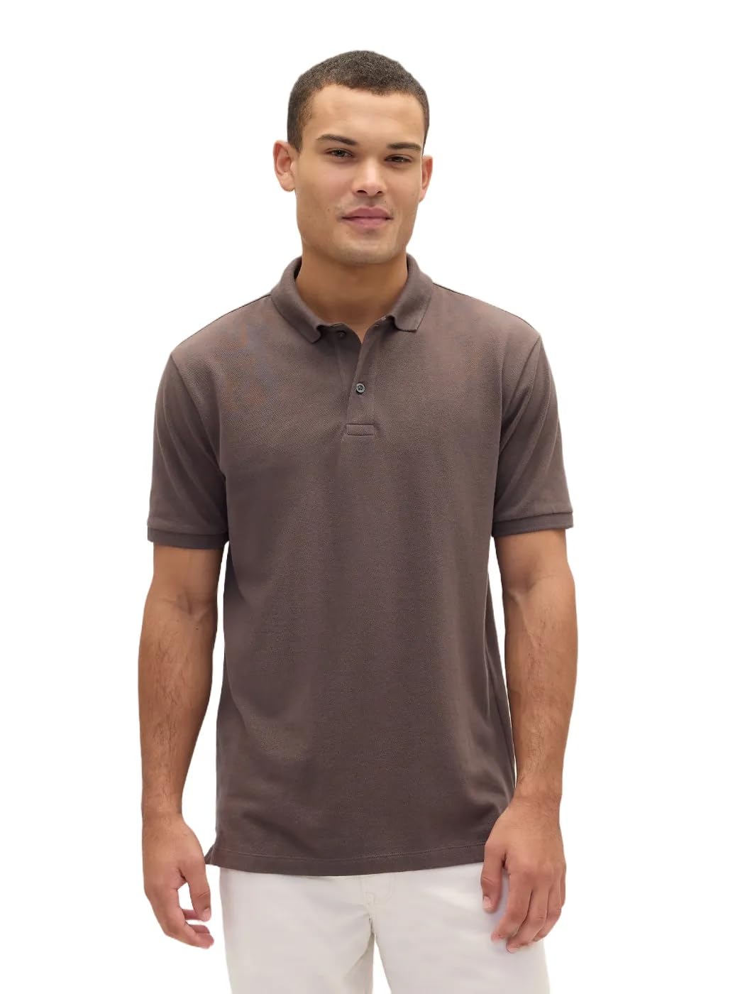 HOTGap Men's Stretch Pique Polo Shirt