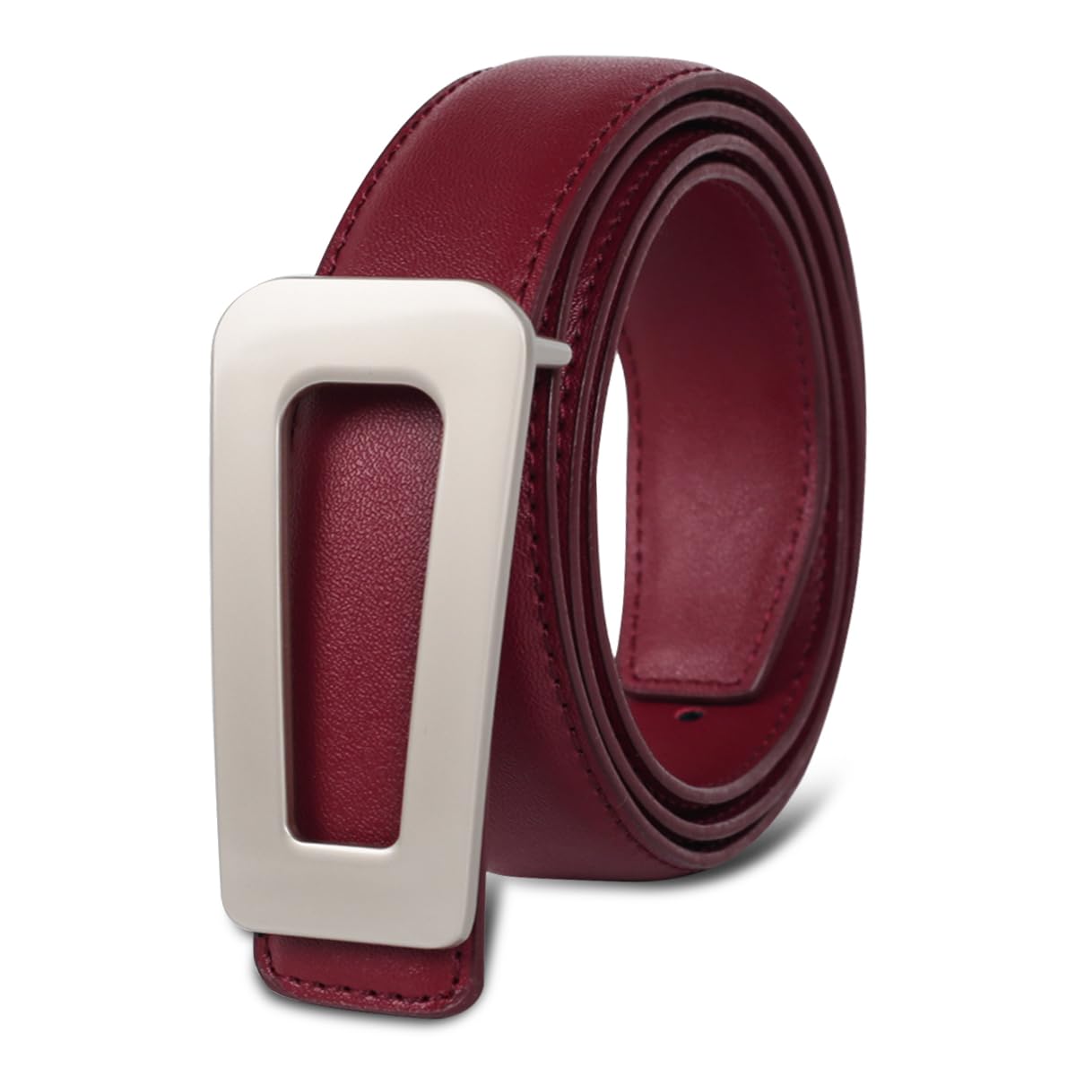 HOTRelang Women's Belts with Gold Buckle, Fashion Waist Band, Elegant Ladies' Belt, Gift for Women