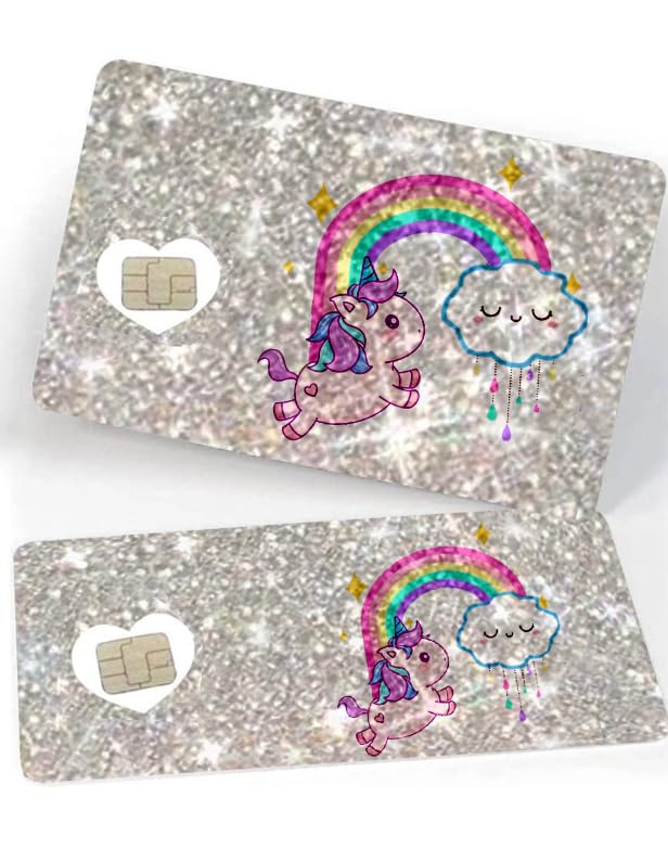 HOTExotixCard The Original Ultra Bling Reflective Card Sticker Debit -Credit Skin Shiny Removable Cover Especially Bright, Protecting No Bubble, Waterproof Card Cover (Girl Exotix)