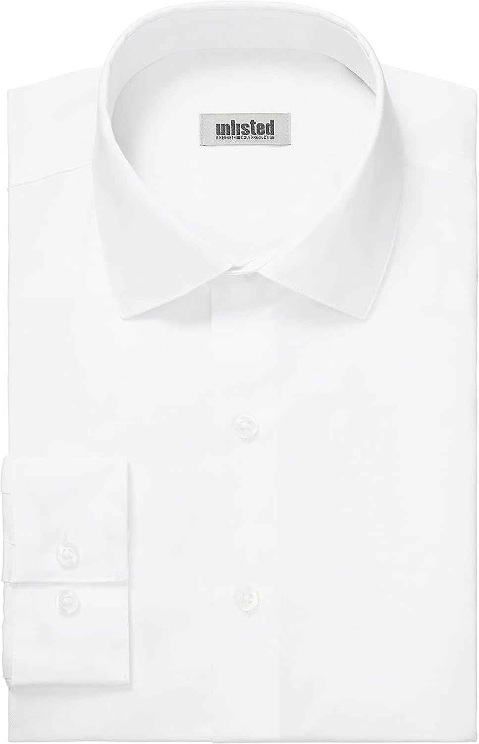 HOTKenneth Cole Unlisted Men's Slim Fit Solid Dress Shirt - Amazon Exclusive