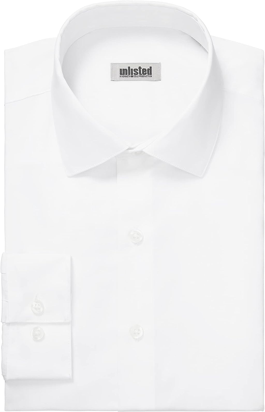 HOTKenneth Cole Unlisted Men's Slim Fit Solid Dress Shirt - Amazon Exclusive