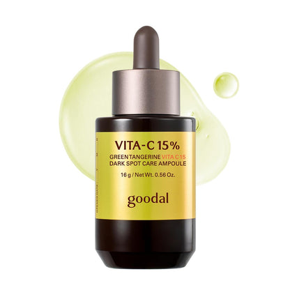 HOTGOODAL Vitamin C Brightening Serum ALPHA | 5% Niacinamide & Exosome for Dark Spot Care | Gentle Daily Facial Serum for Radiant Glow Skin | Green Tangerine | Korean Skincare | 1.01 fl oz (30ml)
