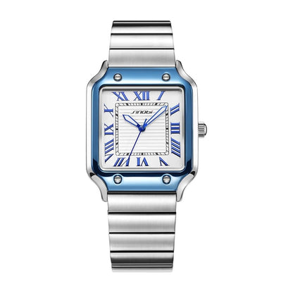 HOTClassic Square Watches for Men with Roman Numerals Casual Watch
