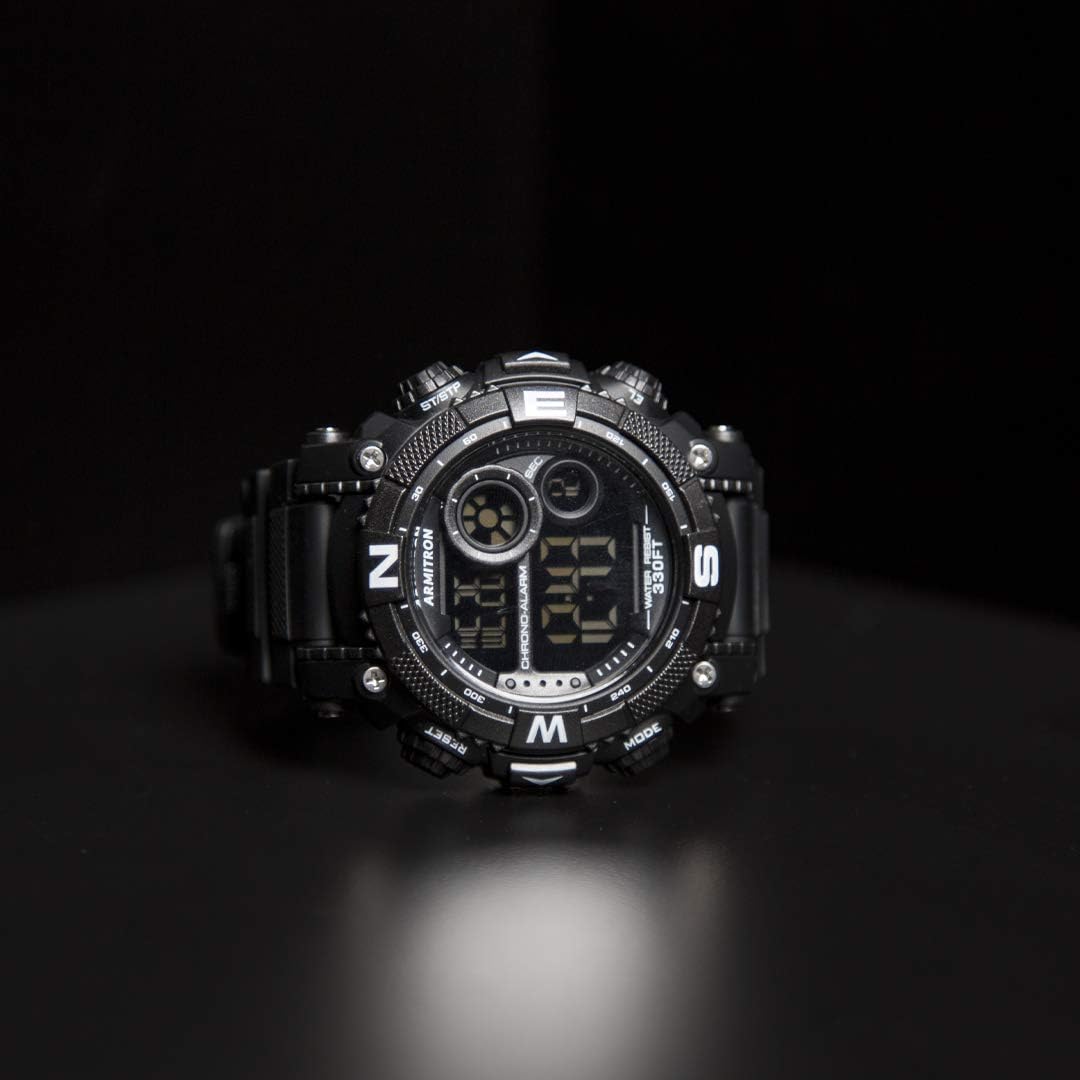 HOTArmitron Sport Men's Digital Chronograph Resin Strap Watch, 40/8284