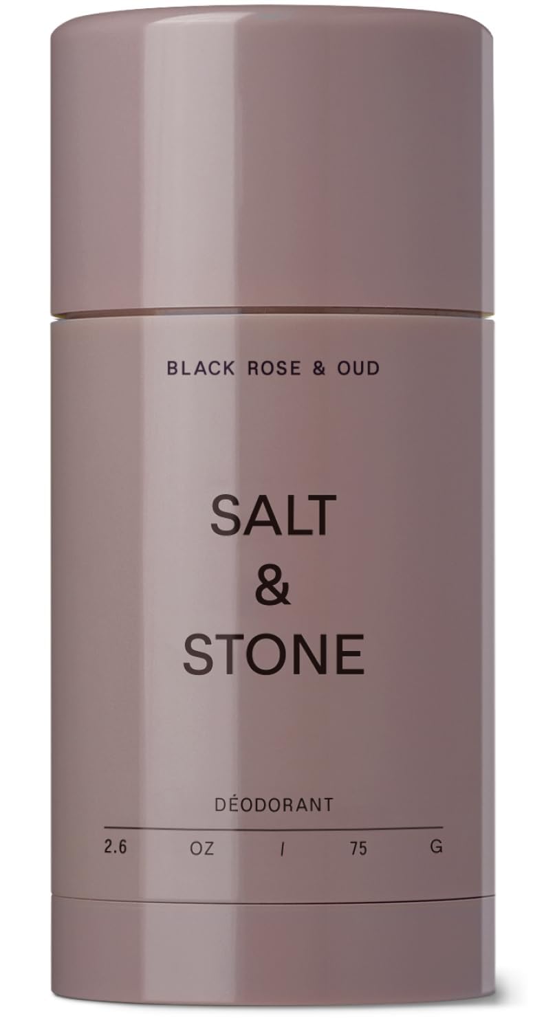 HOTSalt & Stone Aluminum-Free Deodorant, Women & Men Santal & Vetiver 2.6 oz | Extra Strength 48 Hour Protection, Gender Neutral Scent, Made with Niacinamide, Spirulina, Magnesium & Antioxidants