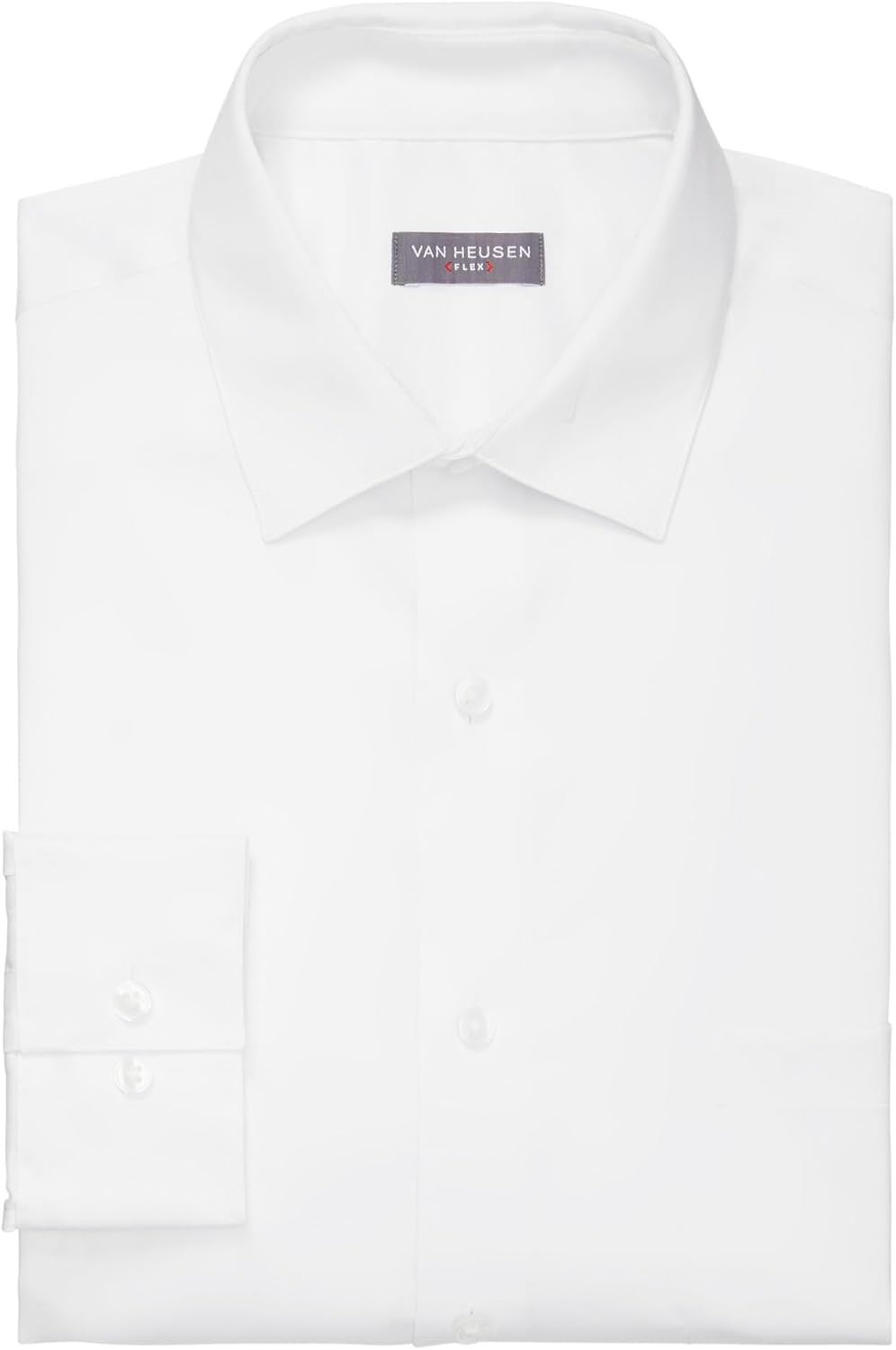 HOTVan Heusen Men's Dress Shirt Regular Fit Ultra Wrinkle Free Flex Collar Stretch Solid