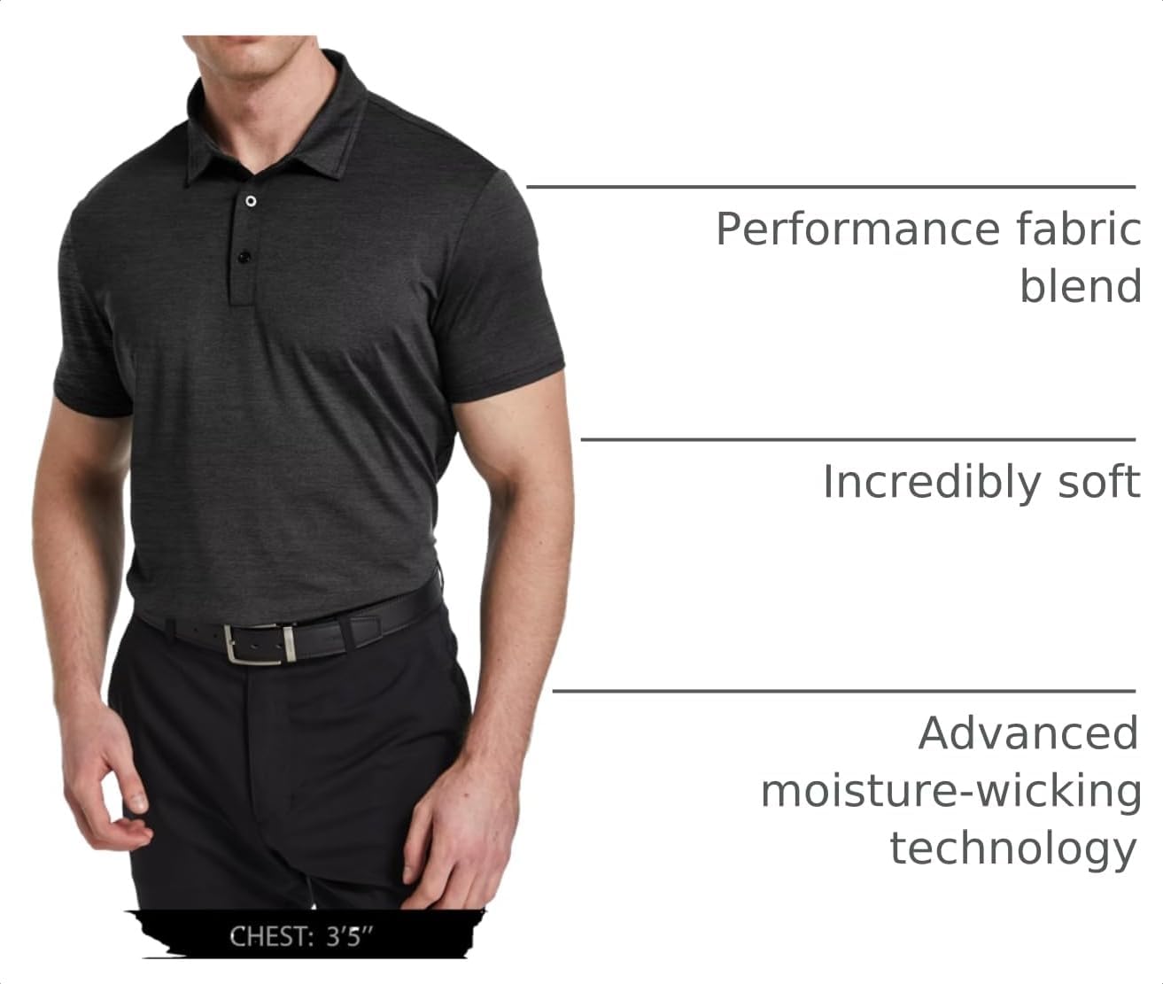 HOTOYGSieg 6 Pack Mens Polo Shirts Performance Short Sleeve Golf Shirt Moisture Wicking Athletic Casual Collared T-Shirt