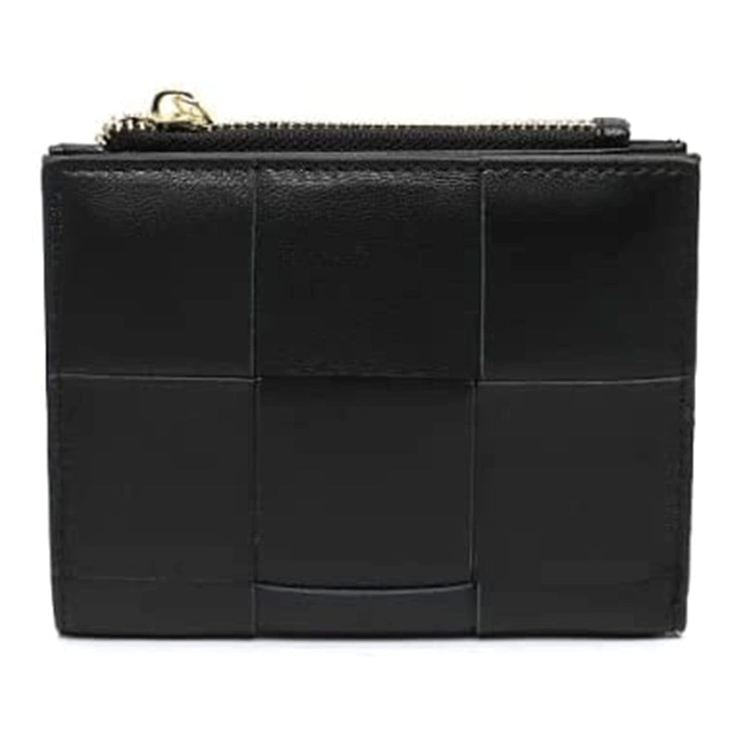HOTSpacious & Functional Bifold Short Coin Purse Woven Functional Fashion Women Genuine Leather Wallet Female Chic Small Multi Money Billfold Clutch Purse