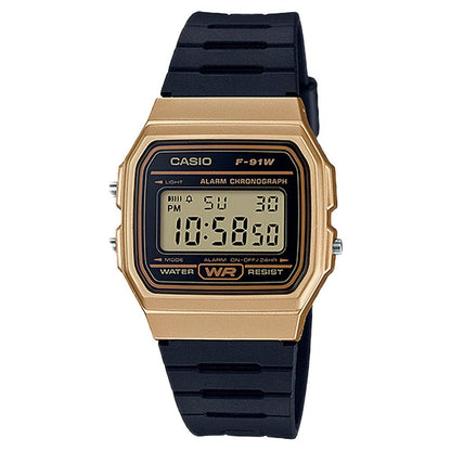 HOTCasio F91W Series | Digital Watch | Water Resistant | LED Light | 1/100 SEC Stopwatch | Regular Time Keeping (HR, Min, SEC, PM, Date, Day) | Daily Alarm | Lightweight | 7 Year Battery