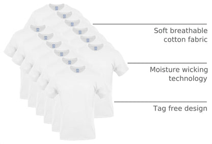 HOTGildan Men's Crew T-Shirts, Multipack, Style G1100