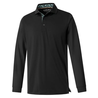 HOTMens Polo Shirts Short and Long Sleeve Casual Solid Stylish Dry Fit Performance Designed Collared Golf Polo Shirts for Men