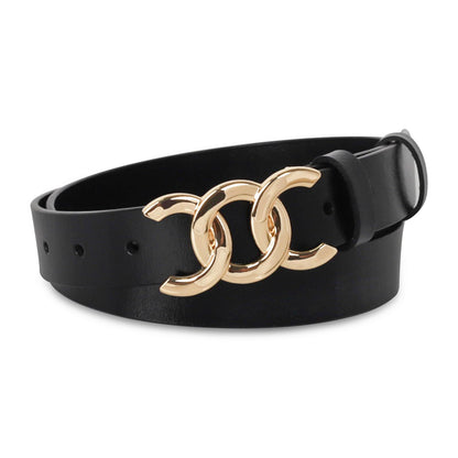 HOTAurolran Women's Leather Belt with Buckle - Ideal for Dresses, Jeans, and Coats