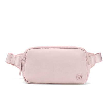 HOTPander Mini Belt Bag – Ultra Compact, Fits 6.7” Phone, Lipstick, Earbuds, Essentials, Small Crossbody Waist Purse, Black Onyx