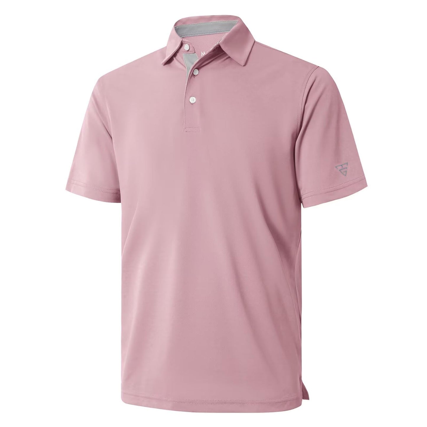 HOTMens Golf Shirt Short and Long Sleeve Moisture Wicking Dry Fit Performance Solid Casual Pique Golf Polo Shirts for Men