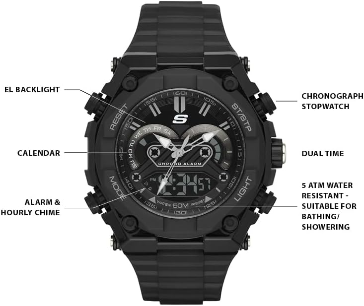 HOTSkechers Analog-Digital Watch for Men