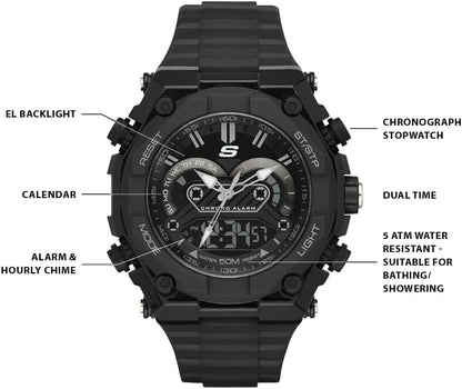 HOTSkechers Analog-Digital Watch for Men