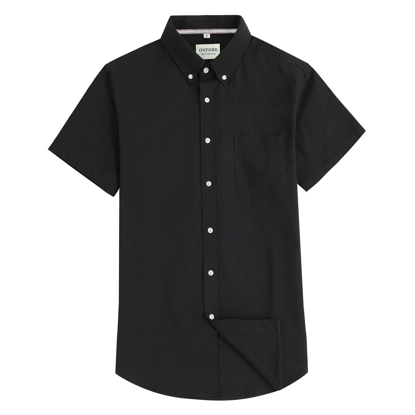 HOTMen's Oxford Dress Shirt Short Sleeve Button Down Shirts Business Casual with Chest Pocket for Gifts