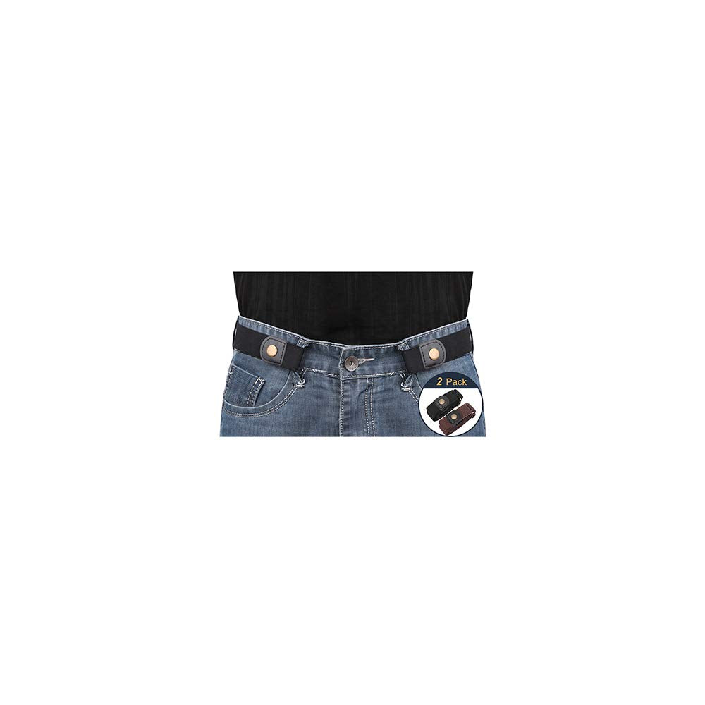 HOTXZQTIVE No Buckle Invisible Elastic Stretch Belt for Men/Women Fits waist 24-50in Father Day Gift