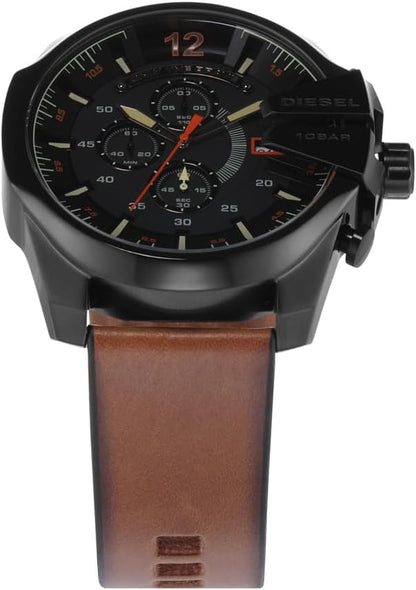 HOTDiesel Mega Chief Watch for Men, Chronograph Men's Watch