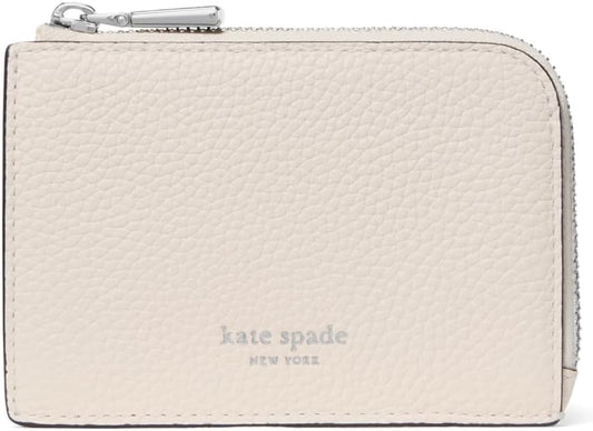 HOTkate spade new york Mini Zip Card Case Pebbled Leather Mini Zip Card Case