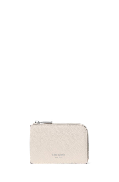 HOTkate spade new york Mini Zip Card Case Pebbled Leather Mini Zip Card Case