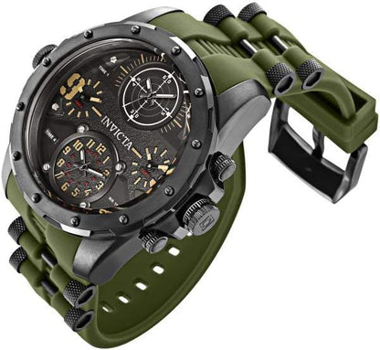 HOTInvicta Mens Coalition Forces Quartz Watch, Green, 31138