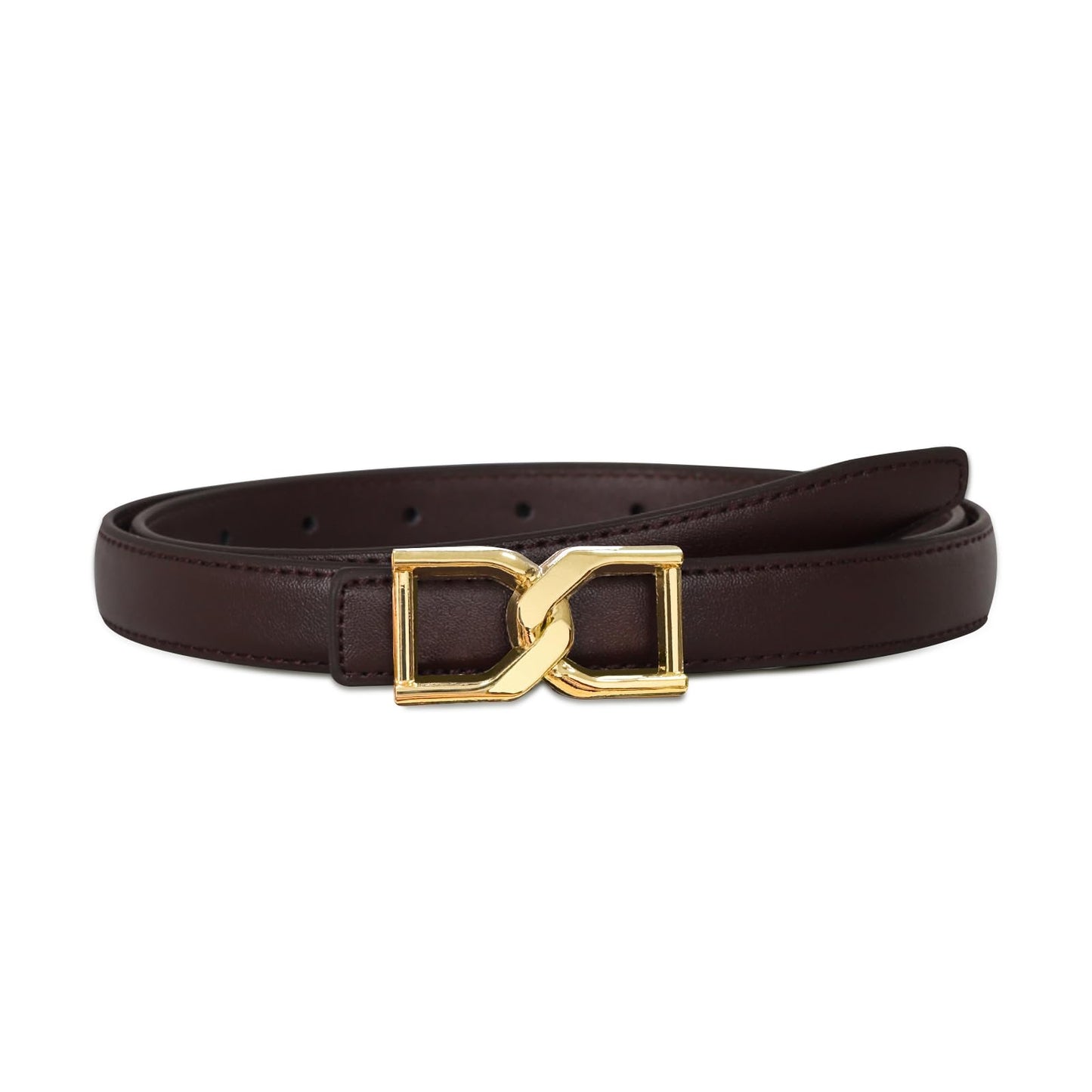 HOTAurolran Women's Leather Belt with Buckle - Ideal for Dresses, Jeans, and Coats