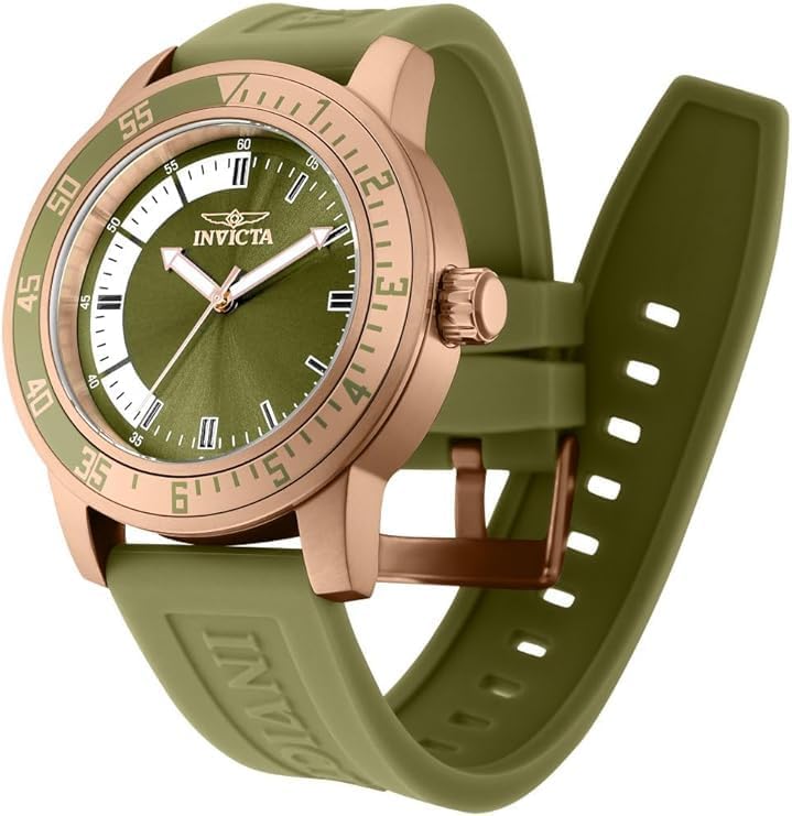 HOTInvicta Men's Specialty Silicone Quartz Watch