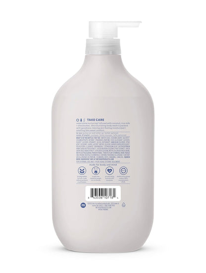 HOTmethod Body Wash, Simply Nourish - Leaves Skin Feeling Soft & Moisturized, Made Without Parabens, Notes of Coconut, Rice Milk & Shea Butter, 28 Fl Oz
